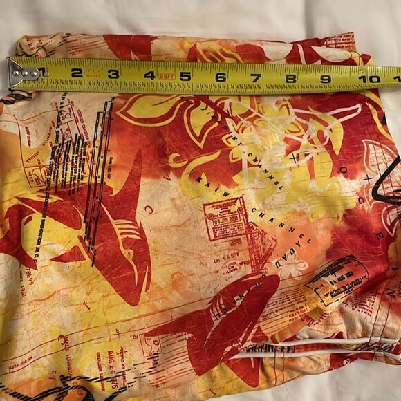 OP Ocean Pacific Hawaiian Board Shorts Swim Trunks Boys Size Large 10-11 Sharks - Picture 7 of 11